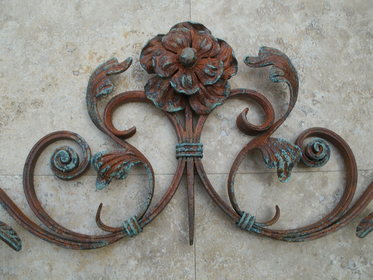 Flower Iron Wall Decor | Shoreline Ornamental Iron