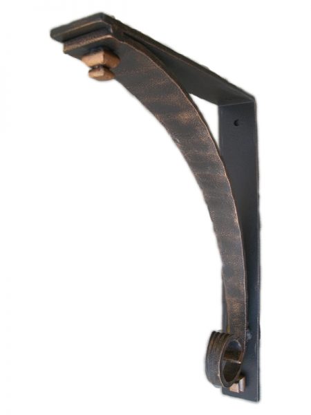 Decorative Custom Iron Support Bracket – Shoreline Ornamental Iron