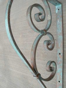 Large Wrought Iron Bracket – Shoreline Ornamental Iron