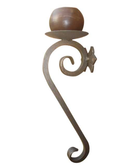 Decorative Metal Wall Candle Sconce Sline Ornamental Iron - Rod Iron Candle Wall Sconces