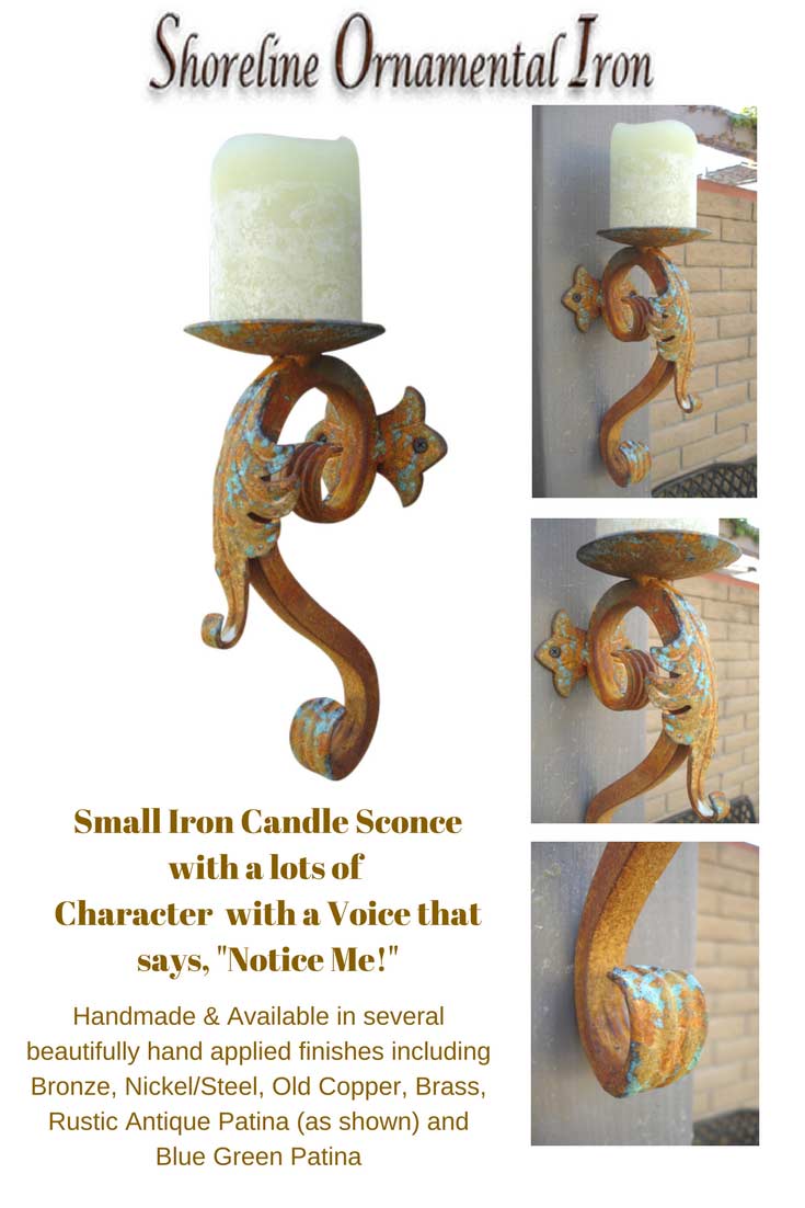 small-leaf-iron-candle-sconce