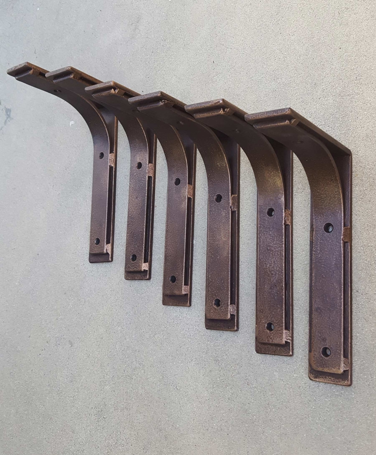 Wall Mount Iron Angle Bracket Heavy Duty Shoreline Ornamental Iron