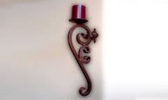 Cast Iron Candle Holders and Sconces by Shoreline Ornamental Iron