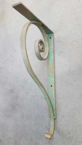 corbel wrought iron granite decorative countertops nautical shown brass finish