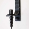 wrought iron candle wall sconce
