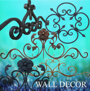 wrought iron wall decor