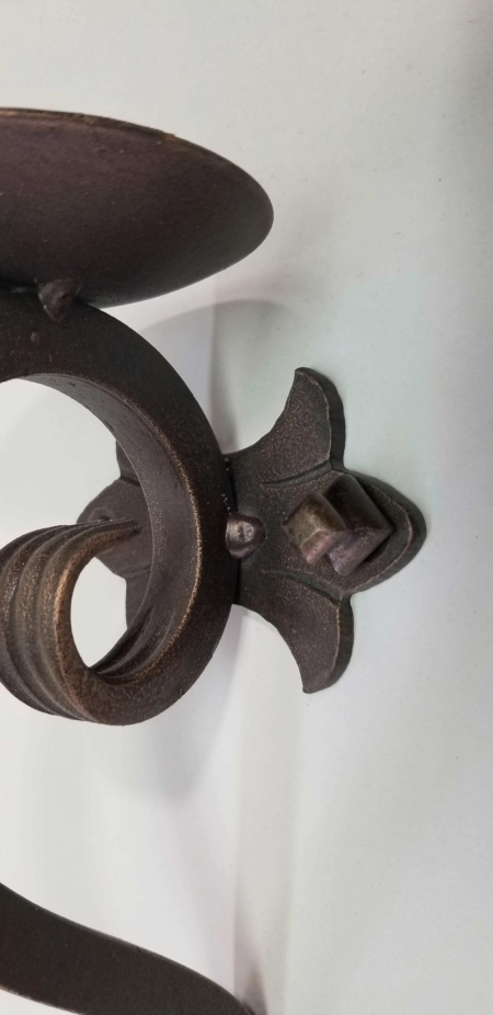small iron wall sconce on sale